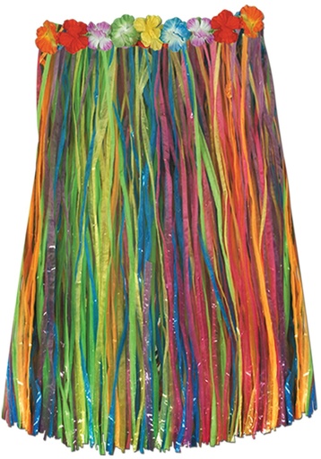 [50490-MC] 90cm x 80cm Adult Artificial Grass Hula Skirt