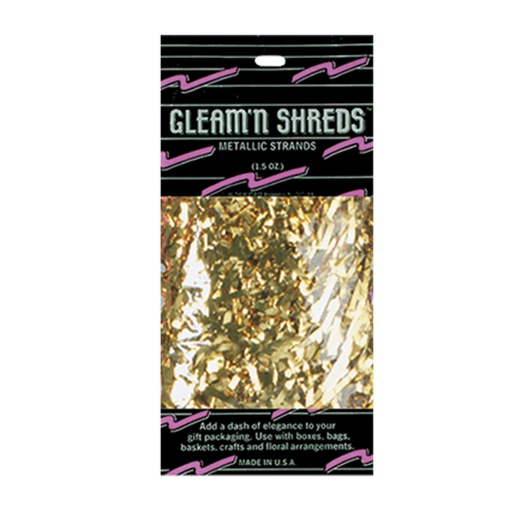 [50601-GD] Gleam 'N Shreds Metallic Strands, 42g/pkg