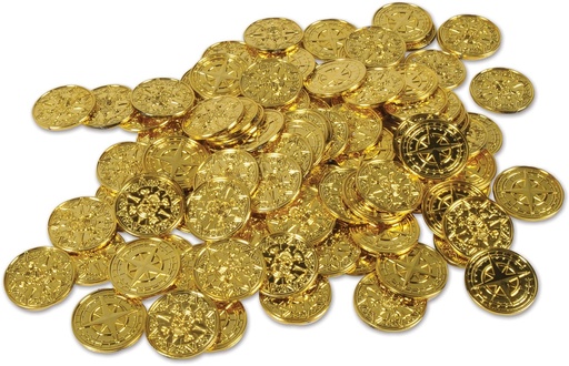 [53343] Plastic Pirate Coins