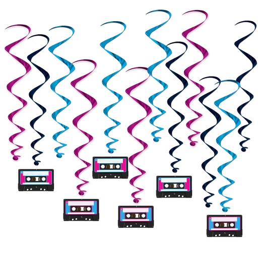 [53587] Cassette Tape Whirls