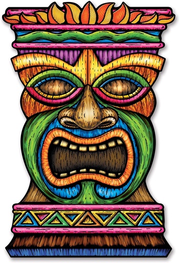 [54553] 90cm Jumbo Tiki Cutout