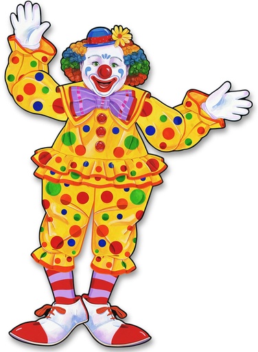 [55020] 76cm Jointed Circus Clown