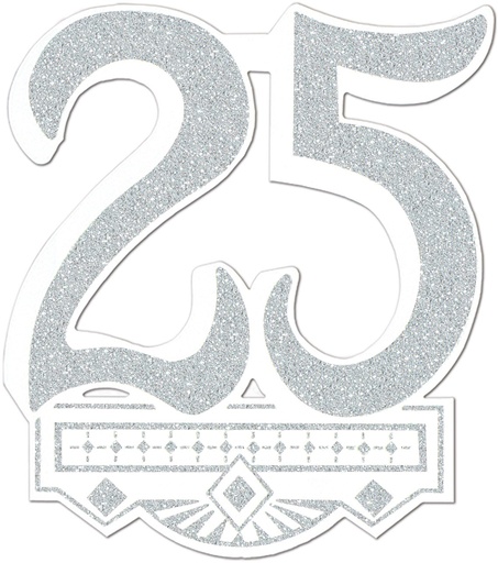 [55113] 35cm 25th Anniversary Crest