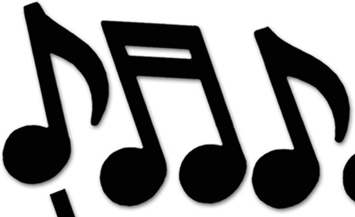 [55295] 30cm-53cm Musical Note Silhouettes