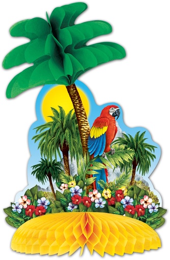 [55594] 30cm Tropical Island Centrepiece