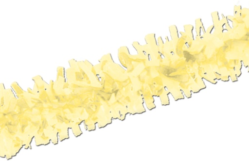 [55598-Y] 7.6m Tissue Festooning - Yellow