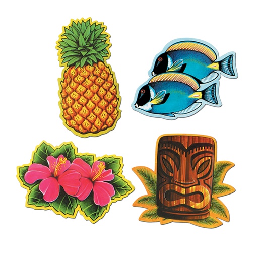 [55638] Luau Cutouts, 30cm, 4/pkg