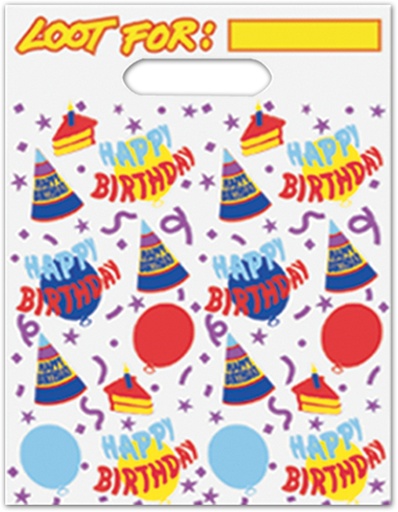 [60603] Happy Birthday lot Bags