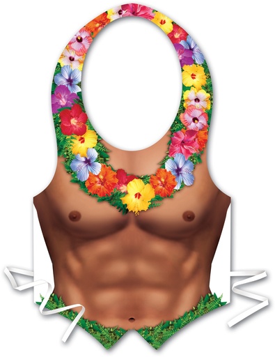 [66251] Plastic Hula Hunk Vest