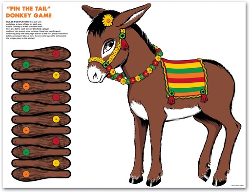 [66668] 49cm x 44cm Donkey Game