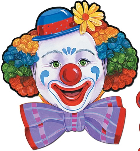 [66669] 49cm x 44cm Circus Clown Game