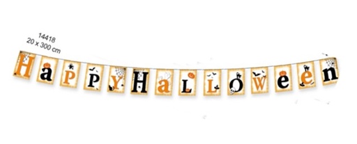 [FD14418] 3m Happy Halloween Banner