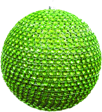 [HE012] 12cm Studded ball - Green