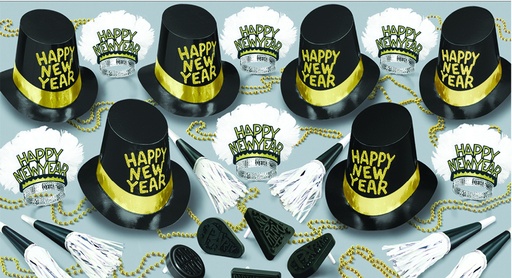[K88353-BKGD] Midnite Hour Assortment for 50 - Black/Gold