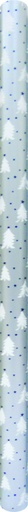 [LI009] 70cm x 10m Gift Wrap - Silver with Design