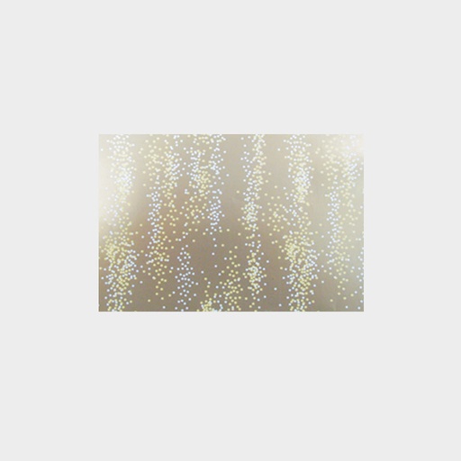 [LI024] 10m x 70cm Gift Wrap - Dotted Gold