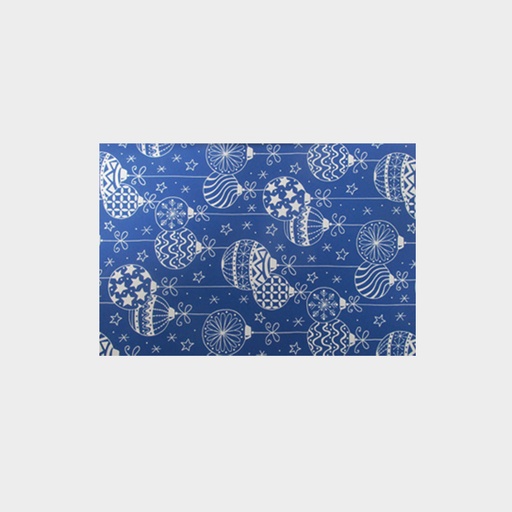 [LI028] 10m x 70cm Gift Wrap - Blue/White