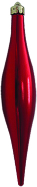 [LF040-M] 15cm Matte Ornament (Pkt/24pcs) Red