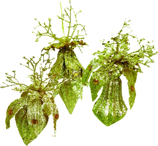 [8287-GD] 18cm Ornamental Fruit - Gold