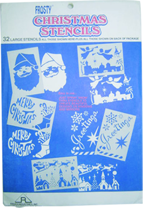 [4032] Frosty Stencil Kit, 32 Designs