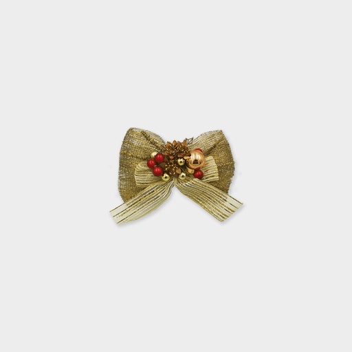 [REF128] 20cm Sinamay Bows - Gold/Copper/Red