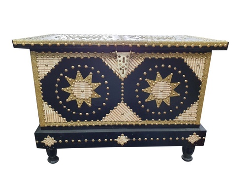 [RM164] Wooden Chest Box  54 x 30 x 40cm
