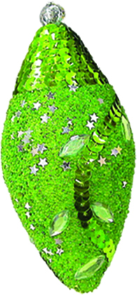 [RN202] 13cm Sequin Drop - Green