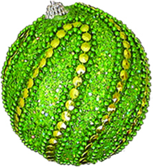 [RN214] 8cm Sequin Ball - Green