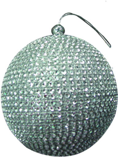 [RN259] 12cm Studded Ball - Silver