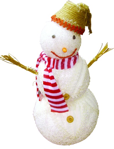 [RN322] 40cm Snowman - White