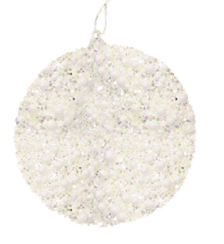 [RN404] 10cm Studded Ball - White