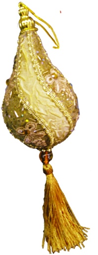 [RA020] 10CM DROPLET 2 tone - Gold