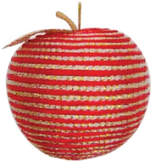 [RA030] 8CM APPLE - Red/Gold