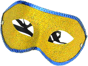 [CM209X-GDB] Gold Mask with Blue Rim