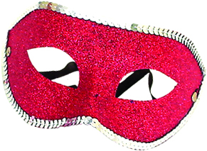 [CM209X-RS] Red Mask with Silver Rim