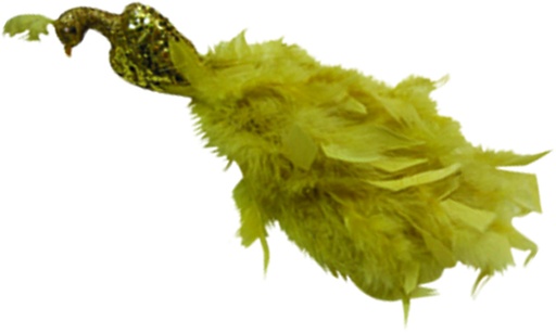[ZZ002-Y] 30cm Ornamental Bird - Yellow