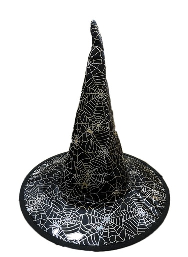 [SH9008H18-BK] Witch Hat - Black