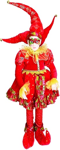 [TP005-48] 48" Standing Jester - Red