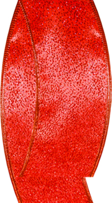 [WR015] 6cm x 9.1m Hemmed Ribbon - Red