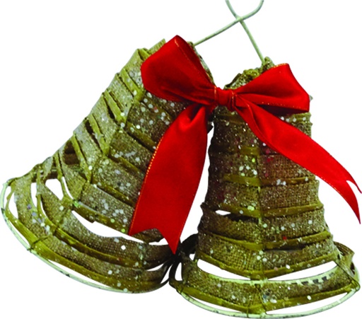 [XQ044] 38cm Bells with Bow