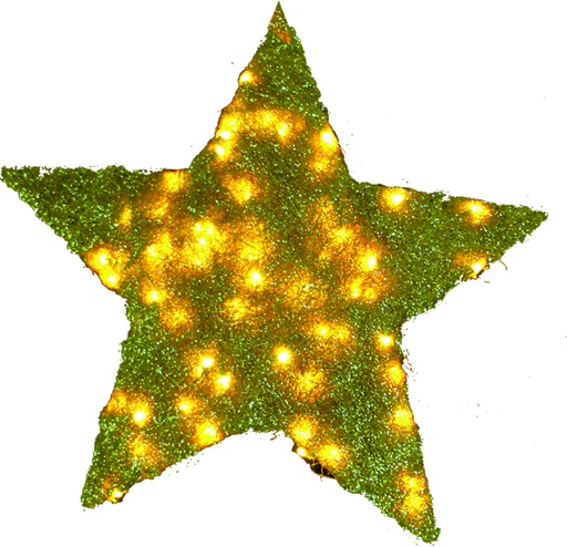 [XQ056-GD] 45cm Light-up Star - Gold