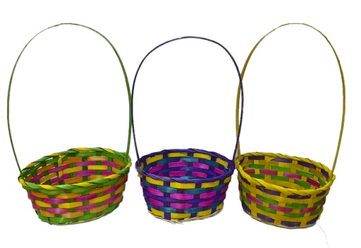 [XM001] 22 x 17cm Bamboo Easter Basket
