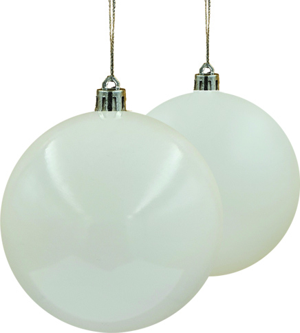 [CB200S-W] 20cm Shiny Ball - White