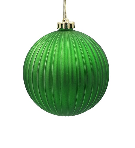 [HT018-G] 15cm  Matte Pumpkin Ball - Green