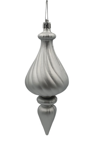 [HT021-S] 19cm  Matte Gourd - Silver