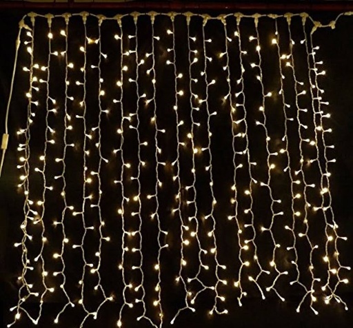 [REF213] 10m LED Curtain Light with 60cm Drop - Warm White