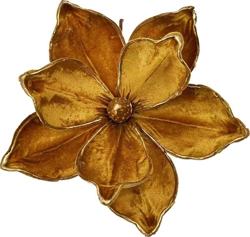 [EY216-GD] 25cm Poinsettia - Gold