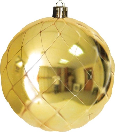 [GT031-GD] 12cm Shiny Pineapple Ball - Gold