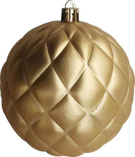 [GT032-GD] 12cm Matte Pineapple Ball - Gold
