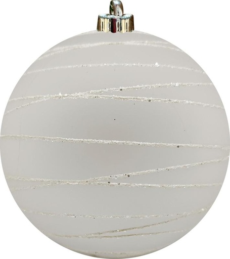 [GT043-S] 10cm Glittered Frosted Ball